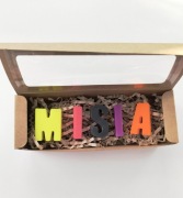 Personalizowane Kredki Świecowe z Wosku Pszczelego MISIA Eko Prezent 