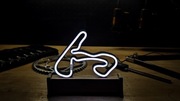 Statuetka NEON LED - Tor Zandvoort Lampka F1 