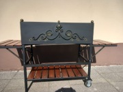 Grill ogrodowy cateringowy 180cm Blacha 5-6mm