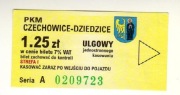 Czechowice-Dziedzice - bilet ulgowy PKM 1,25 zł 