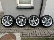 BMW Felgi oryg. 18 M-Pakiet 5x120+opony 7mm Dunlop/Bridgestone (staggered)