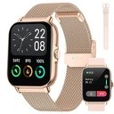 Smartwatch Y22 bransoleta złoty funkcją dzwonienia