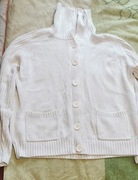 Marks&Spencer biały rozpinany sweter roz. XL