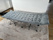 Szerokie składane  łóżko  kempingowe za pół ceny 