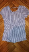 Bluzka damska Zara S w paski krótki rękaw