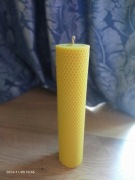 Świeca z węzy pszczelej, wosku pszczelego 100% naturalna