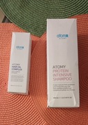 Zestaw Olejek regeneracyjny do włosów + Proteinowy szampon Atomy. 