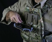 Uchwyt na telefon ASG trekking motor rowerowy chest rig kamizelka molle 