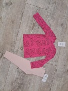 T-shirt w jednorożce + getry/ legginsy - rozm 98