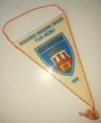 Proporczyk KOZPN Krakowski Okręgowy Związek Piłki Nożnej Kraków Herb