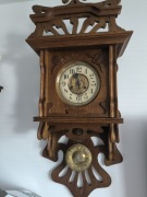 Zegar wiszący junghans secesja . 