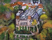 Obraz akrylowy na płótnie Zamek Ksiaz