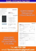 Panel fotowoltaiczny #400W #SUNTECH #PALETA