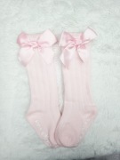 Piękne podkolanówki dziecięce 0-4y różowe PREZENT 