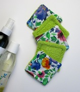 Wielorazowe płatki kosmetyczne, 5 szt kwiatowe