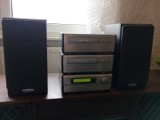 DENON UDRA70 PLUS CD PLUS MAGNETOFON PLUS KOLUMNY ZESTAW 1ZŁ BCM