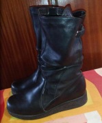 Buty Wysokie botki zimowe 9293 Czarne Kosela Medic rozmiar 38