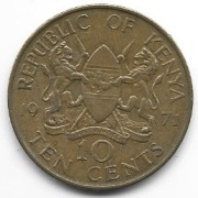 Kenia 10 cents 1971