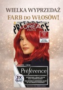 Loreal PREFERENCE Farba do włosów 8.624 Bright RED