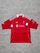 Koszulka / Long Sleeve Adidas Liverpool 25/26 Home Kids roz. 164 cm