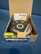 Tarcze Wurth speed 125X1,0X22,23MM  25szt do stali nowe