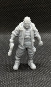 Cyberpunk gangster, figurka rpg druk 3d, podstawka 25 mm