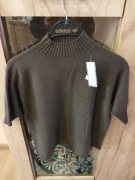 Sweterek krótki rękaw z beibi alpaką 