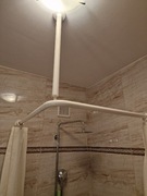 Villeroy & Boch ViCare drażek do zasłony prysznicowej Jak nowy biaty