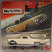Matchbox  1960 Chevy El Camino . JBR70 . 2025 r
