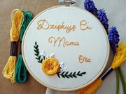 Haft OBRAZ Podziękowanie Rodzice, W dniu Urodzin