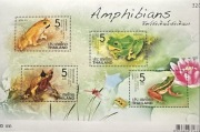 THAILAND STAMP - 2014 Amphibians-Frog- Set of 4 Stamps-MNH