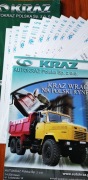 PROSPEKT REKLAMOWY SAMOCHODÓW KRAZ 30 sztuk w zestawie