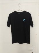 Koszulka t-shirt damski/męski rozmiar XS Zoology delfin czarna