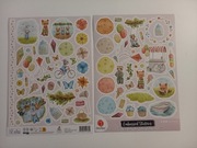 Naklejki planer scrapbooking DecoTime 2 szt. arkusze A4 - lato zwierzątka