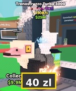 Trentostruzzo Turbo 3000 przedmiot wirtualny Steal a Brainroat
