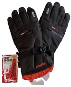 Rękawiczki Narciarskie Męskie Zimowe XXL Rękawice Ocieplane Wodoodporne