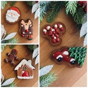 Pierniczki świąteczne ręcznie lukrowane/zawieszki na choinkę 