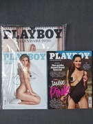 PLAYBOY ostatni numer PL Serediuk/kalendarz 2020 + PLAYBOY DE Janine Pink