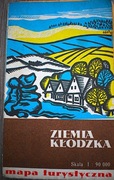 Ziemia Kłodzka - mapa turystyczna z 1983 roku 