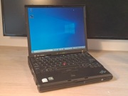 Laptop IBM Thinkpad X60S + stacja dokująca dock retro 