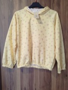 Bluza masełko z kapturem żółta banan 