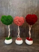 Drzewko Miłośći z mchu chroboteka 