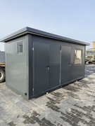 Pawilon socjalny sanitarny kontener biuro WC łazienka budka wagowa skup