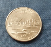 Moneta 1/4 dolara USA - Minnesota 1 2005