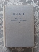Krytyka czystego rozumu tom II Kant 1957