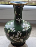 Wazon vintage emaliowany porcelana