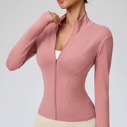 Damska kurtka sportowa szybkoschnąca do pilatesu i biegania siłownia