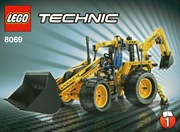LEGO Technic Koparko-ładowarka 8069, 2011 rok, NOWY, z plombami 
