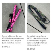 Smycz taktyczna dla psa wysokiej jakości 1.2m długości 