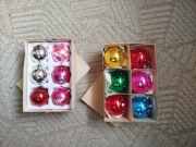 Bombki choinkowe vintage z lat 70-ch XX wieku 